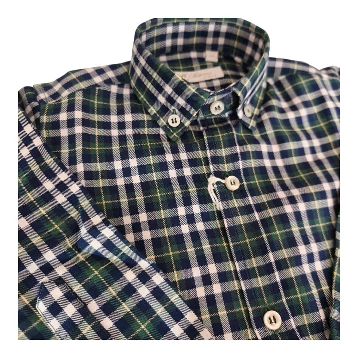 Camicia scozzese in flanella