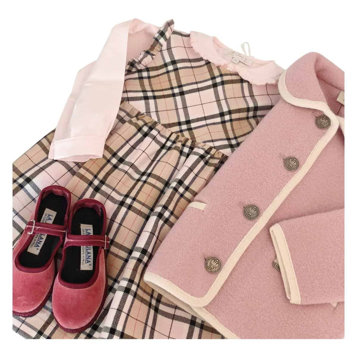 Camicia in viyella rosa - immagine 4