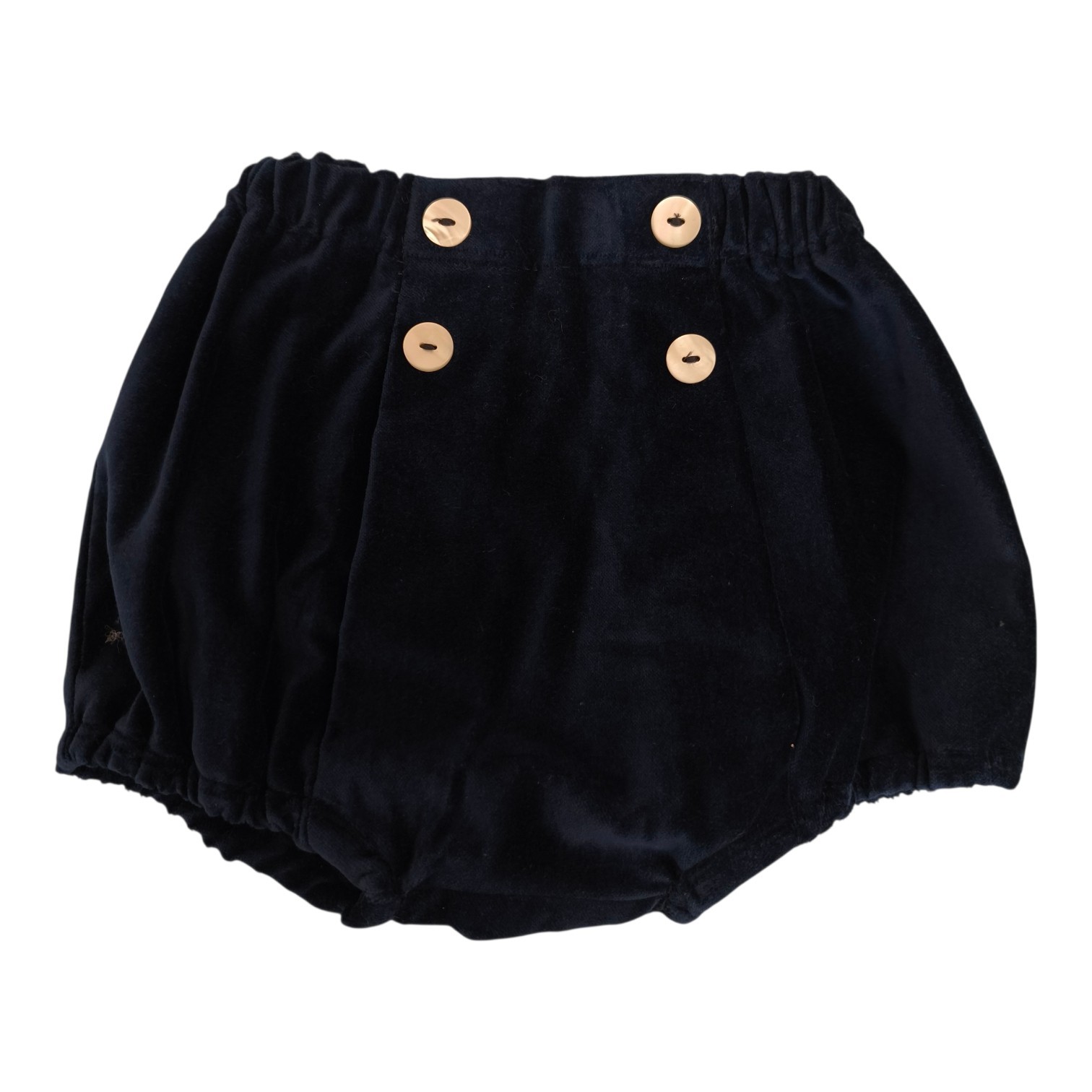 Culotte Bragotta in velluto con bottoni - immagine 2