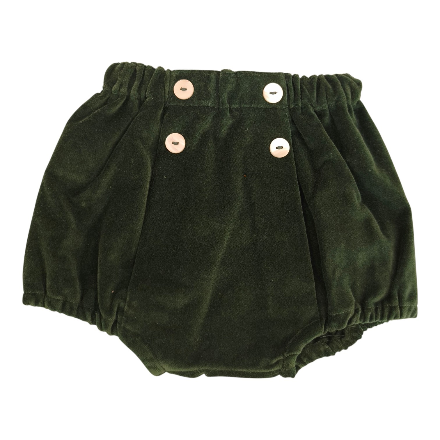 Culotte Bragotta in velluto con bottoni - immagine 5