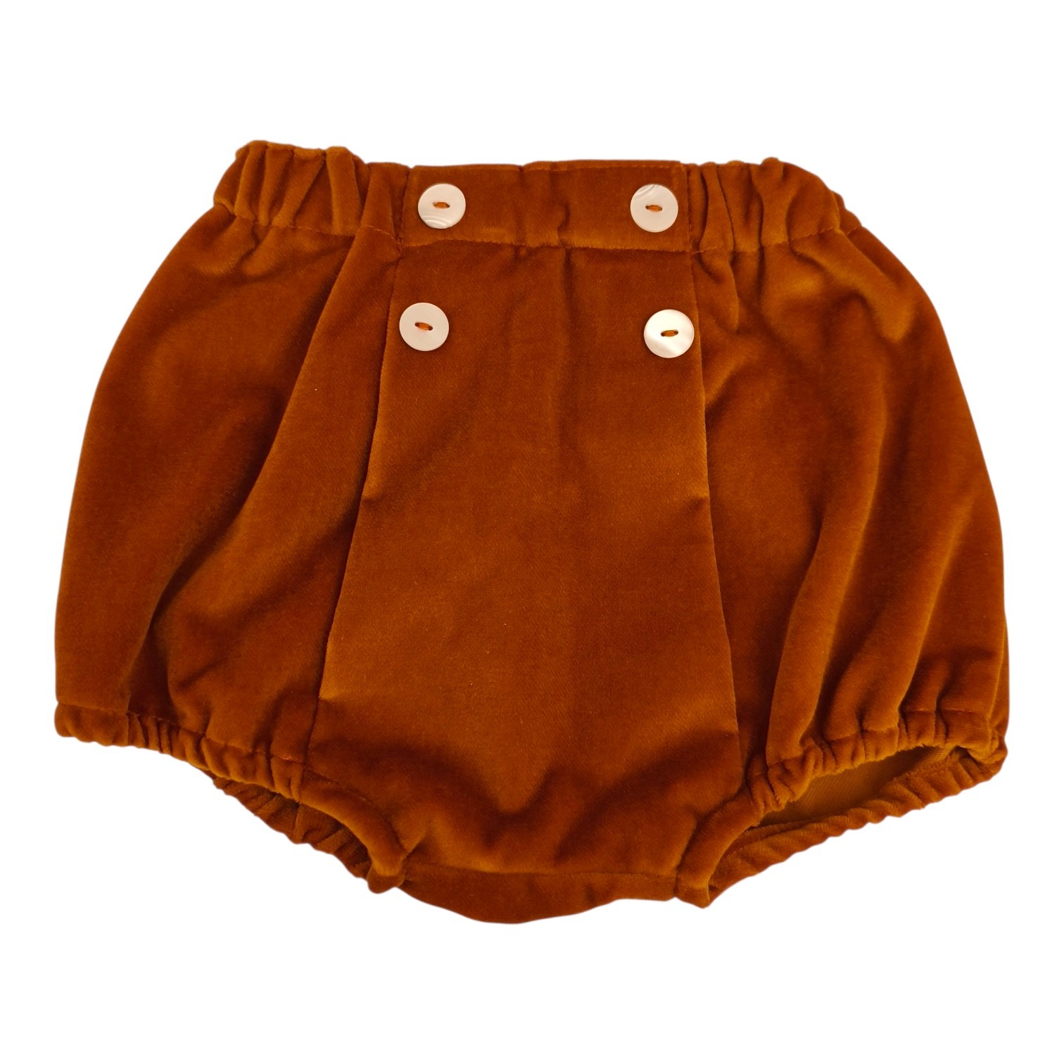 Culotte Bragotta in velluto con bottoni - immagine 4