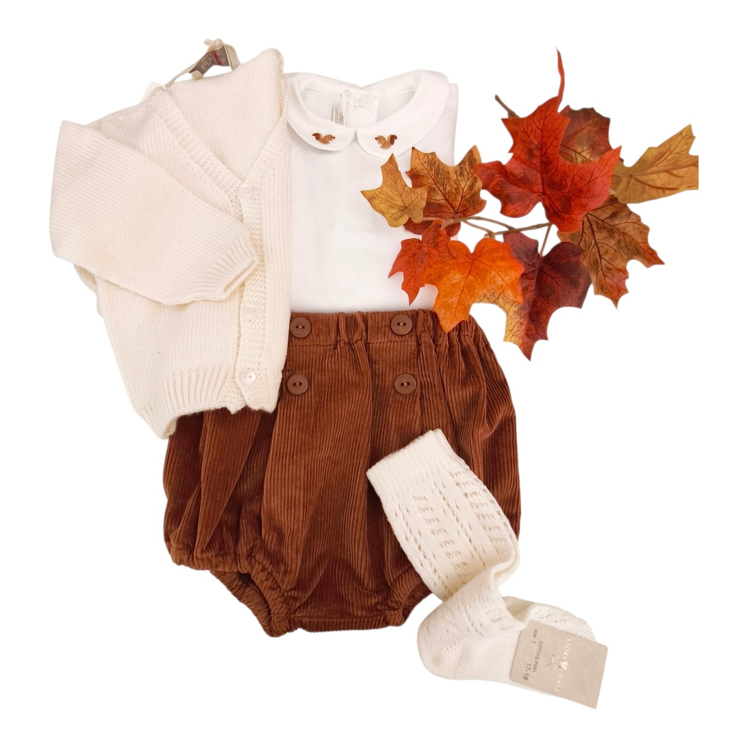 Culotte Bragotta in velluto millerighe con bottoni - immagine 8